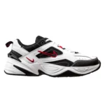 Nike M2K Tekno in a black and white and University Red - Image 2