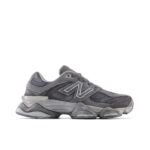 9060-Style Chunky Sneakers - Silver Grey And White