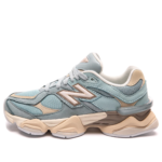 9060-Style Chunky Sneakers - Light Blue, Cream And Beige