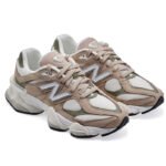 9060-Style Chunky Sneakers - Taupe, Grey And Olive Green