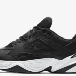 Nike M2K Tekno in a black and white